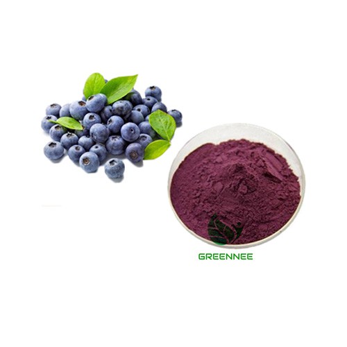 Glase sèk blueberry poud